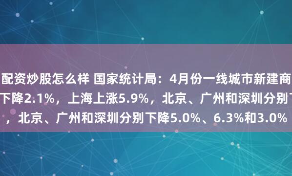 配资炒股怎么样 国家统计局：4月份一线城市新建商品住宅销售价格同比下降2.1%，上海上涨5.9%，北京、广州和深圳分别下降5.0%、6.3%和3.0%