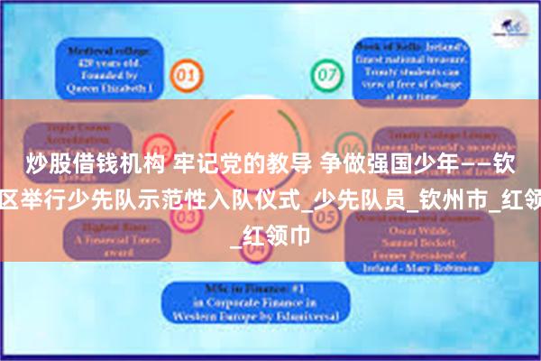 炒股借钱机构 牢记党的教导 争做强国少年——钦南区举行少先队示范性入队仪式_少先队员_钦州市_红领巾